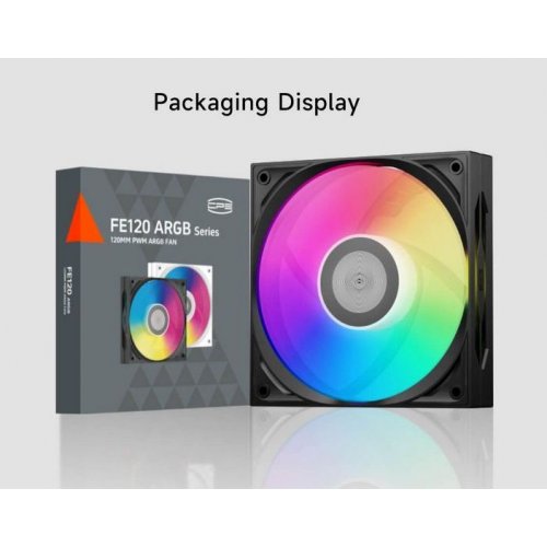 Кулер для корпуса PCCooler FE120 ARGB Black купить в Украине | Telemart фото