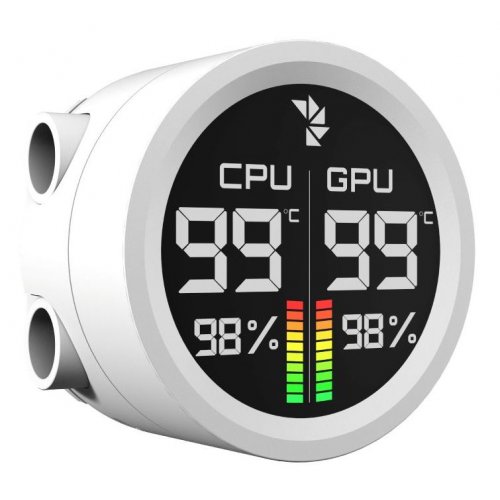 Готова СВО AeroCool Abyss L240R Digi (ACLA-AD24117.21) White купити в Україні | Telemart фото