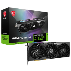 Відеокарта MSI GeForce RTX 4060 Ti GAMING SLIM 8192MB (RTX 4060 Ti GAMING SLIM 8G) (Відновлено продавцем, 896129)