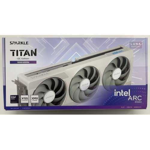 Відеокарта SPARKLE Intel Arc B580 TITAN OC 12228MB (SB580T-12GOC) (Відновлено продавцем, 896182) купити в Україні | Telemart фото