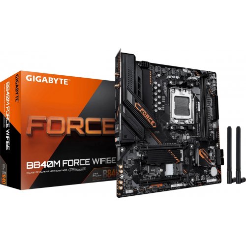 Материнская плата Gigabyte B840M FORCE WIFI6E (sAM5, AMD B840) купить в Украине | Telemart фото
