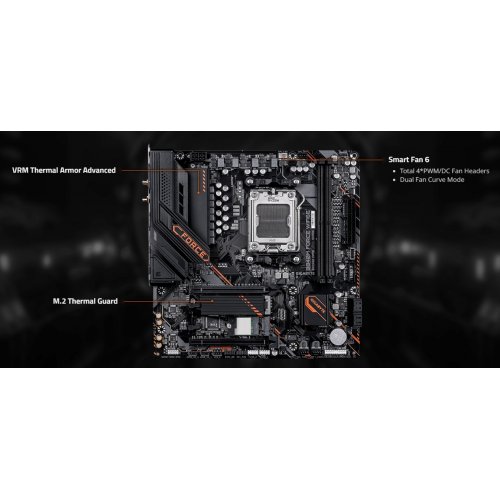 Материнская плата Gigabyte B840M FORCE WIFI6E (sAM5, AMD B840) купить в Украине | Telemart фото