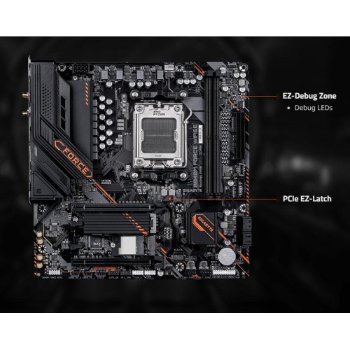 Материнская плата Gigabyte B840M FORCE WIFI6E (sAM5, AMD B840) купить в Украине | Telemart фото