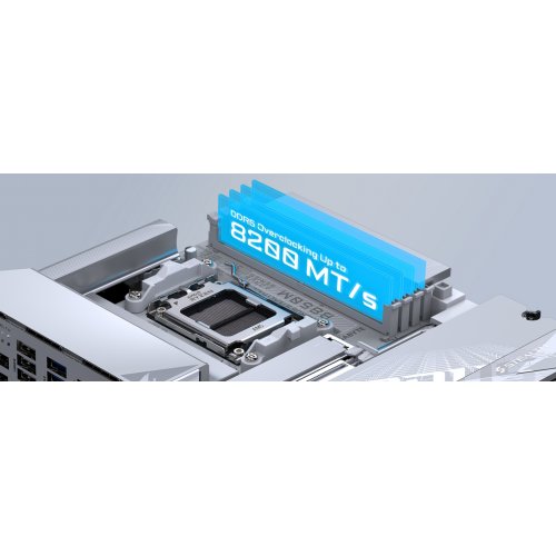 Материнська плата Gigabyte B850M AORUS STEALTH ICE (sAM5, AMD B850) купити в Україні | Telemart фото