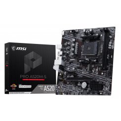 Материнская плата MSI PRO A520M-S (sAM4, AMD A520)