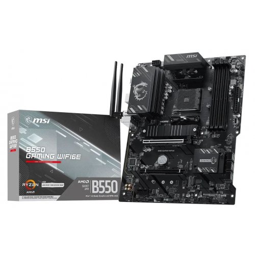 Материнская плата MSI B550 GAMING WIFI6E (sAM4, AMD B550) купить в Украине | Telemart фото