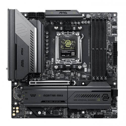 Материнская плата MSI MAG B850M MORTAR MAX WIFI (sAM5, AMD B850) купить в Украине | Telemart фото