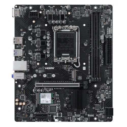 Материнская плата MSI PRO H610M-S WIFI DDR4 II (s1700, Intel H610) купить в Украине | Telemart фото