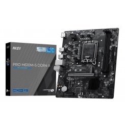 Материнская плата MSI PRO H610M-S DDR4 II (s1700, Intel H610)