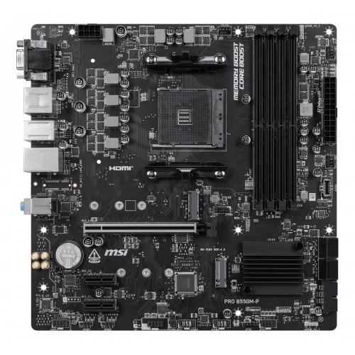 Материнская плата MSI PRO B550M-P (sAM4, AMD B550) купить в Украине | Telemart фото