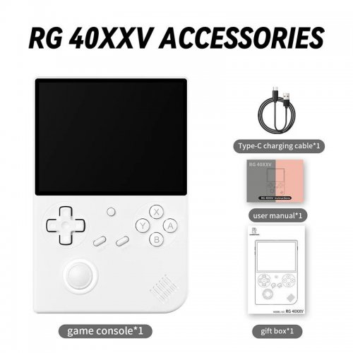 Уценка портативная игровая консоль Anbernic RG 40XXV 64GB White (Вскрытая упаковка, 896453) купить в Украине | Telemart фото