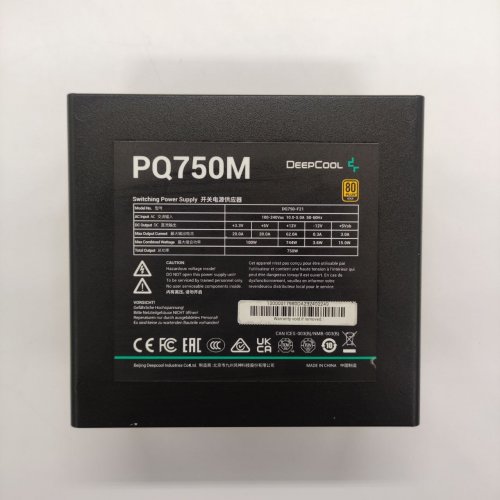 Блок питания Deepcool PQ750M 750W (R-PQ750M-FA0B-EU) (Восстановлено продавцом, 896481) купить в Украине | Telemart фото