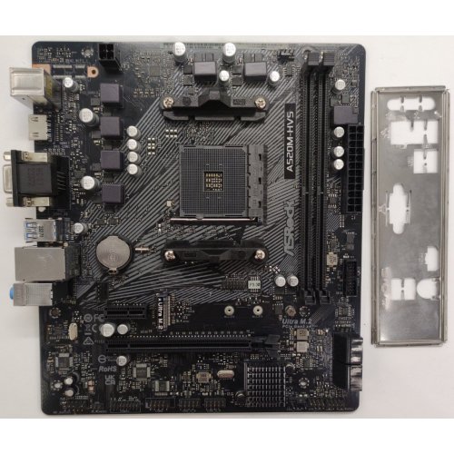 Материнська плата AsRock A520M-HVS (sAM4, AMD A520) (Відновлено продавцем, 896495) купити в Україні | Telemart фото