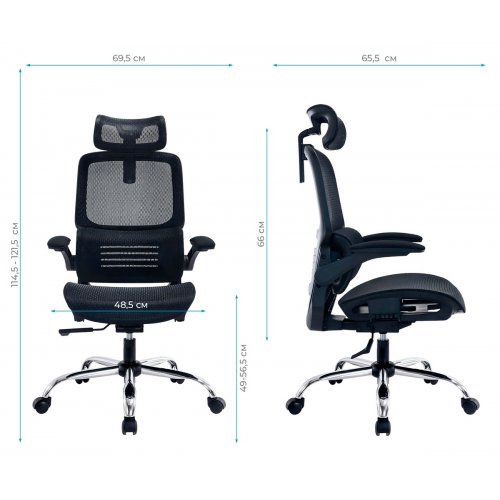 Офисное кресло OfficePro Verto OC570 Black купить в Украине | Telemart фото