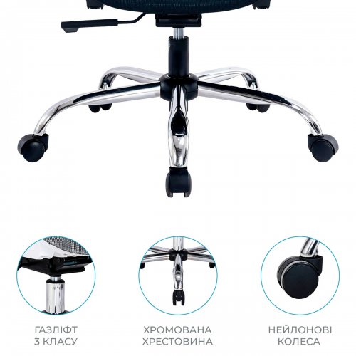 Офисное кресло OfficePro Verto OC570 Black купить в Украине | Telemart фото