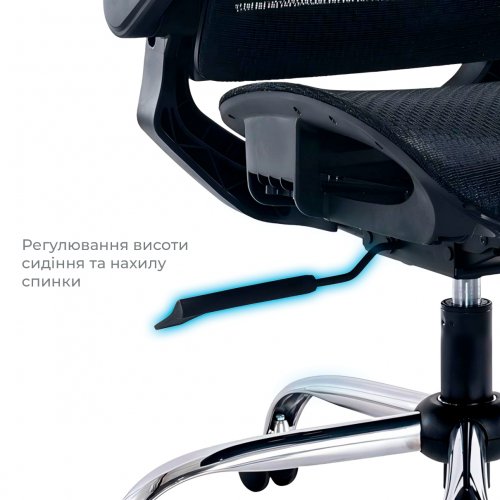 Офисное кресло OfficePro Verto OC570 Black купить в Украине | Telemart фото