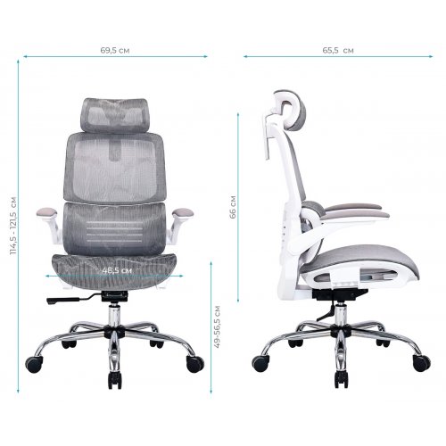 Офисное кресло OfficePro Verto OC570 Grey купить в Украине | Telemart фото