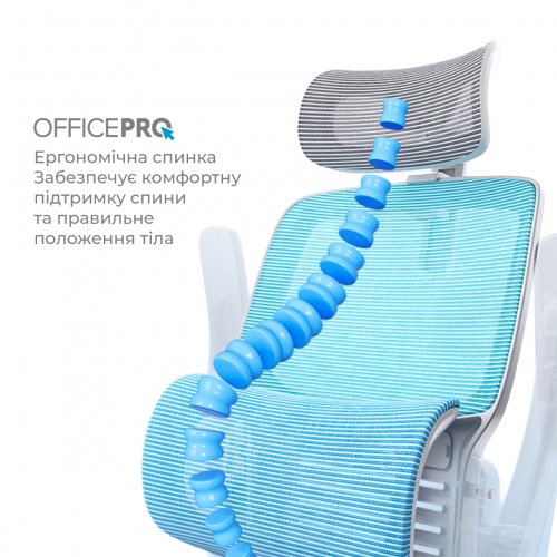Офисное кресло OfficePro Verto OC570 Grey купить в Украине | Telemart фото