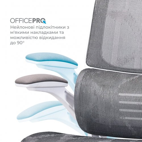 Офисное кресло OfficePro Verto OC570 Grey купить в Украине | Telemart фото