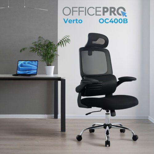 Офисное кресло OfficePro Verto OC400 Black купить в Украине | Telemart фото