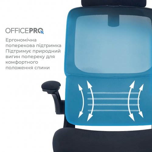 Офисное кресло OfficePro Verto OC400 Black купить в Украине | Telemart фото