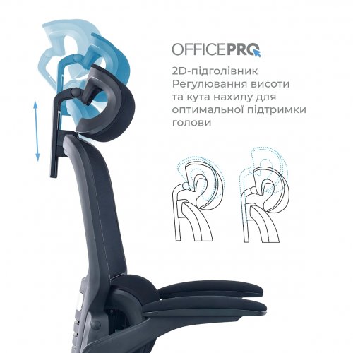 Офисное кресло OfficePro Verto OC400 Black купить в Украине | Telemart фото