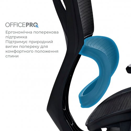 Офисное кресло OfficePro Anvio OC590 Black купить в Украине | Telemart фото