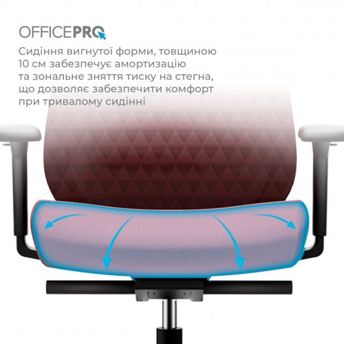 Офисное кресло OfficePro Omnis OC640 Red купить в Украине | Telemart фото