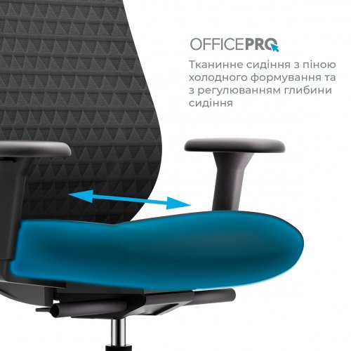 Офисное кресло OfficePro Omnis OC640 Black купить в Украине | Telemart фото