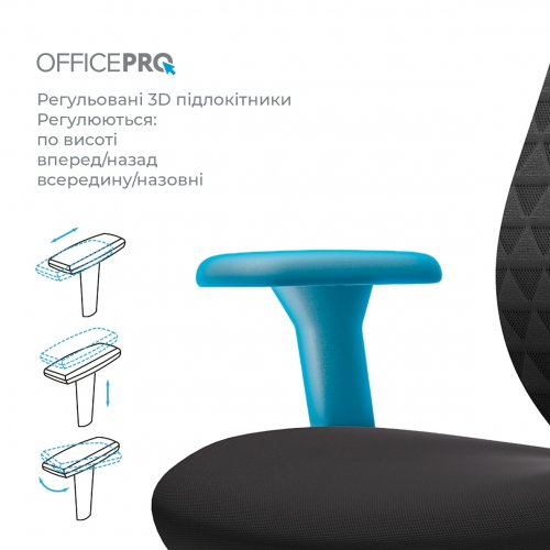 Офисное кресло OfficePro Omnis OC640 Black купить в Украине | Telemart фото