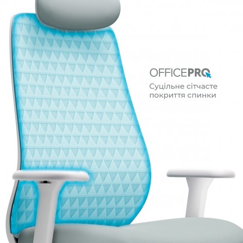Офисное кресло OfficePro Omnis OC640 Grey купить в Украине | Telemart фото