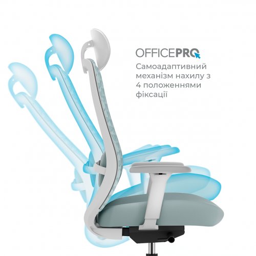 Офисное кресло OfficePro Omnis OC640 Grey купить в Украине | Telemart фото