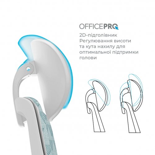 Офисное кресло OfficePro Omnis OC640 Grey купить в Украине | Telemart фото