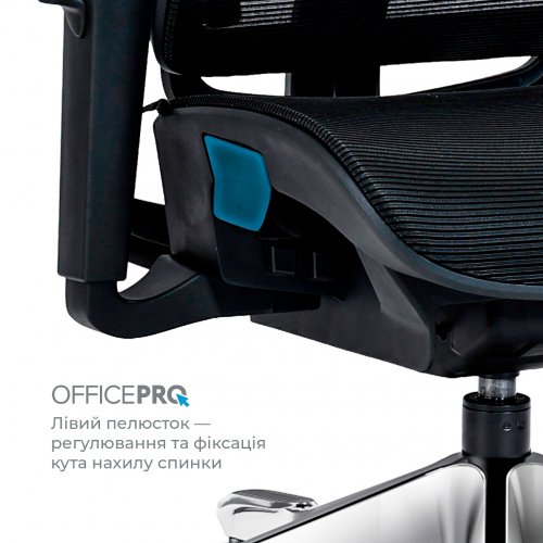 Офисное кресло OfficePro Vionis OC133 Black купить в Украине | Telemart фото