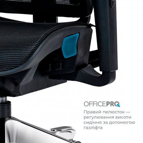 Офисное кресло OfficePro Vionis OC133 Black купить в Украине | Telemart фото
