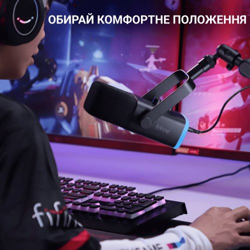 Уцінка мікрофон Fifine TAM8 Black (Розкрита упаковка, 896662) купити в Україні | Telemart фото