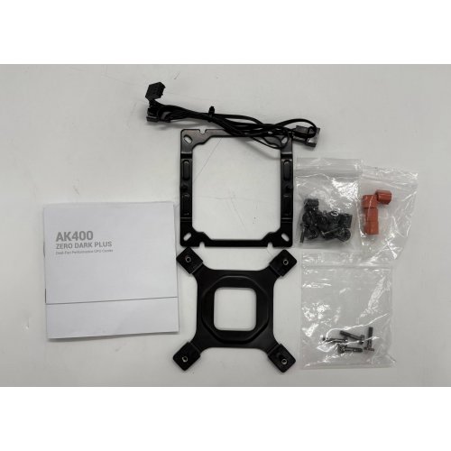 Кулер Deepcool AK400 ZERO DARK PLUS (R-AK400-BKNNMD-G-1) (Восстановлено продавцом, 896665) купить в Украине | Telemart фото