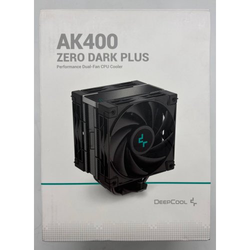 Кулер Deepcool AK400 ZERO DARK PLUS (R-AK400-BKNNMD-G-1) (Восстановлено продавцом, 896665) купить в Украине | Telemart фото