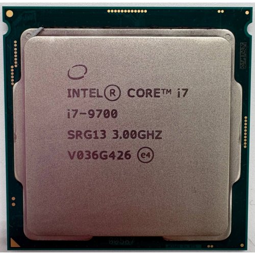 Процесор Intel Core i7-9700 3.0(4.7)GHz 12MB s1151 Tray (CM8068403874521) (Відновлено продавцем, 896671) купити в Україні | Telemart фото
