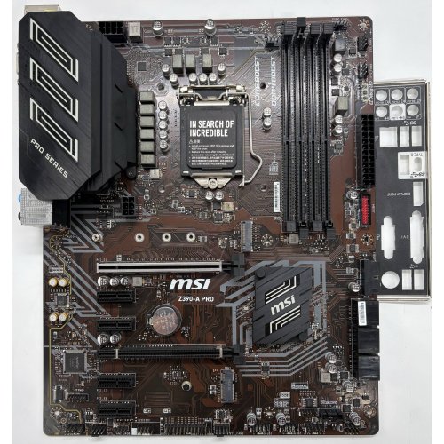 Материнская плата MSI Z390-A PRO (s1151-v2, Intel Z390) (Восстановлено продавцом, 896673) купить в Украине | Telemart фото