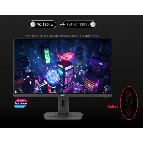 Уцінка монітор Asus 31.5" ROG Strix XG32UCG (90LM0B01-B01171) Black (Пошкоджено пакування, 896815) купити в Україні | Telemart фото