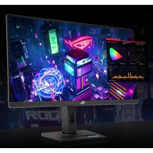 Уцінка монітор Asus 31.5" ROG Strix XG32UCG (90LM0B01-B01171) Black (Пошкоджено пакування, 896815) купити в Україні | Telemart фото
