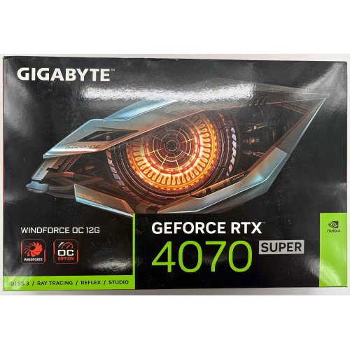 Відеокарта Gigabyte GeForce RTX 4070 SUPER WINDFORCE OC 12288MB (GV-N407SWF3OC-12GD) (Відновлено продавцем, 896857) купити в Україні | Telemart фото