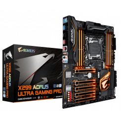 Материнська плата Gigabyte X299 AORUS ULTRA GAMING PRO (s2066, Intel X299)