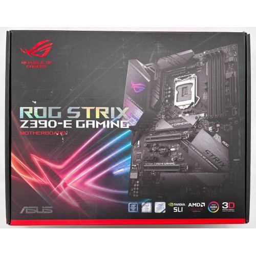 Материнська плата Asus ROG STRIX Z390-E GAMING (s1151-V2, Intel Z390) (Відновлено продавцем, 896864) купити в Україні | Telemart фото