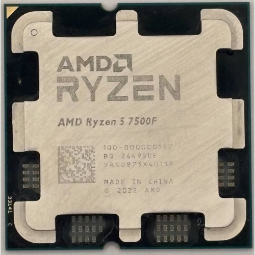 Процесор AMD Ryzen 5 7500F 3.7(5.0)GHz 32MB sAM5 Tray (100-000000597) (Відновлено продавцем, 896870) купити в Україні | Telemart фото