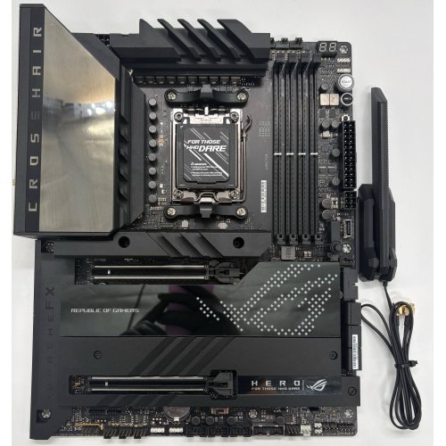 Материнская плата Asus ROG CROSSHAIR X670E HERO (sAM5, X670) (Восстановлено продавцом, 896872) купить в Украине | Telemart фото