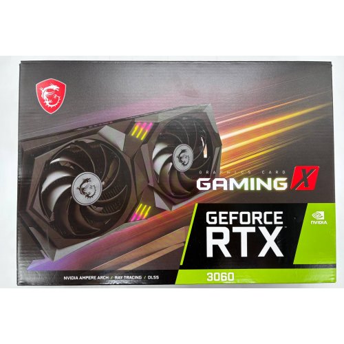 Видеокарта MSI GeForce RTX 3060 GAMING X 12288MB (RTX 3060 GAMING X 12G) (Восстановлено продавцом, 896874) купить в Украине | Telemart фото