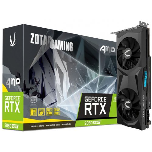 Видеокарта Zotac GeForce RTX 2060 SUPER AMP 8192MB (ZT-T20610D-10P) (Восстановлено продавцом, 896875) купить в Украине | Telemart фото