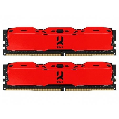 Озп GoodRAM DDR4 16GB (2x8GB) 3200Mhz IRDM X Red (IR-XR3200D464L16SA/16GDC) (Відновлено продавцем, 897030) купити в Україні | Telemart фото